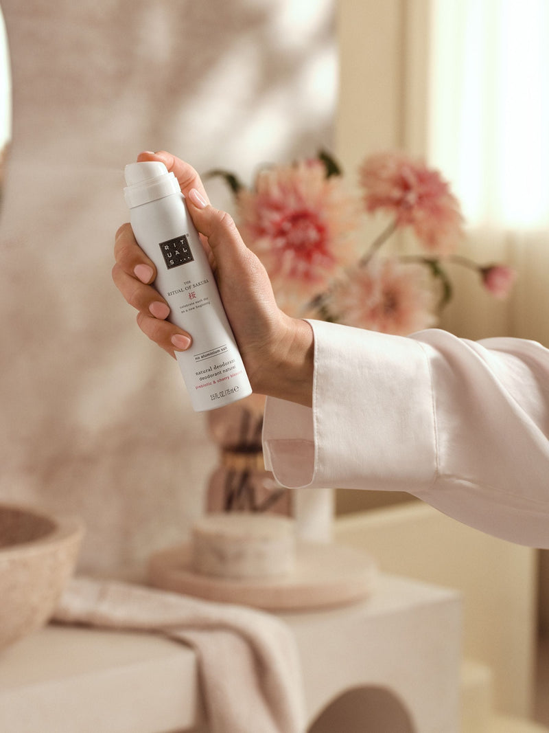 Rituals Sakura natural deodorant spray 75ml, imported from the UK