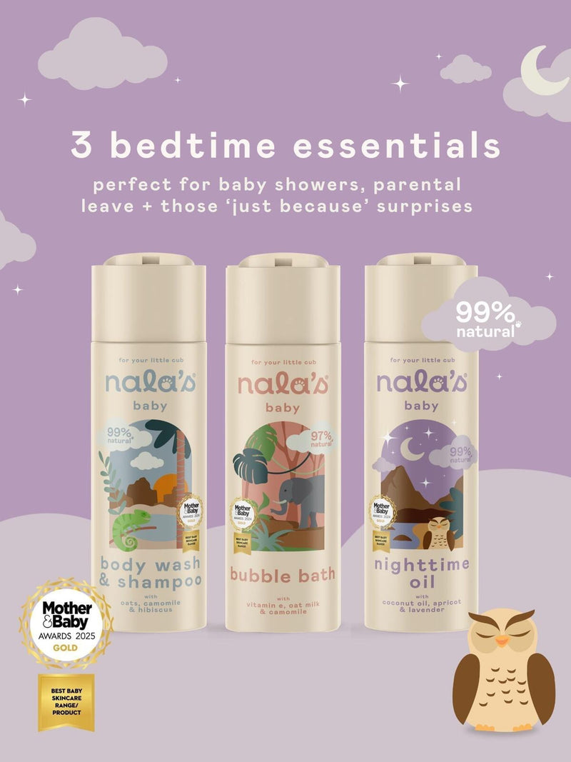 Nala's Baby Bedtime Gift Set, imported from the UK