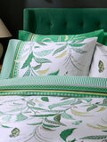 Sara Miller London Spring Green Fern Garden duvet cover and pillowcase set (British brand)