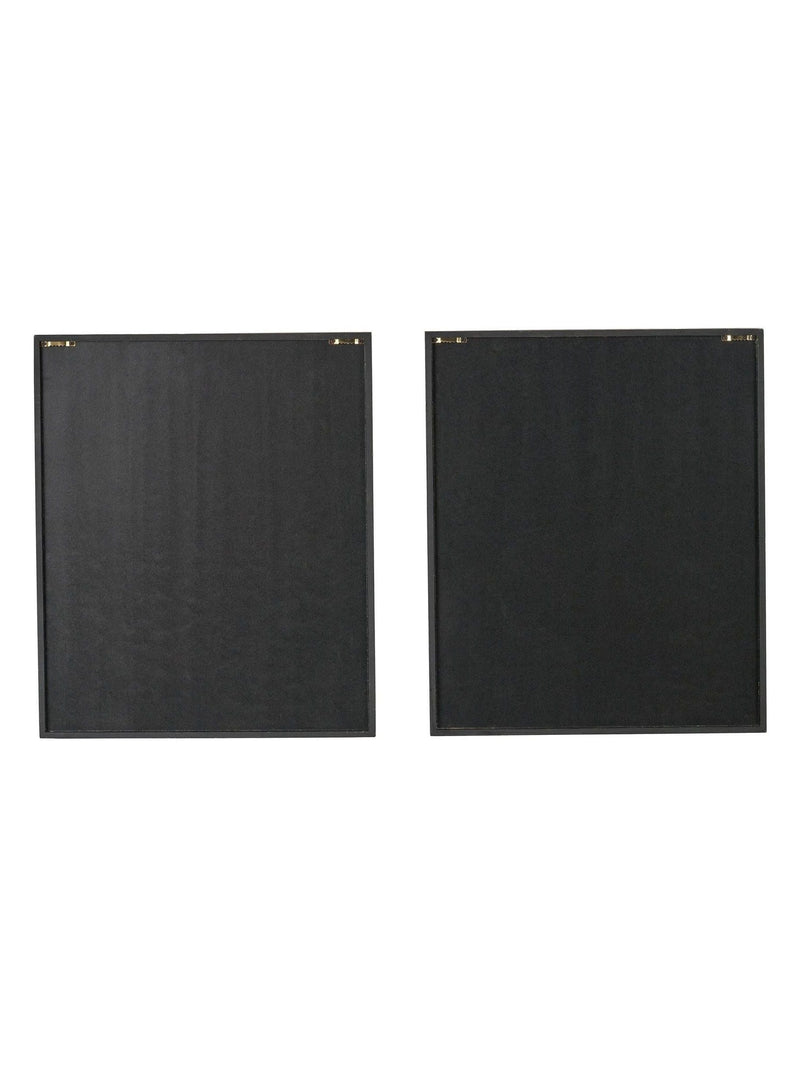 Pacific Lifestyle black paper framed art set of 2, imported from the UK
