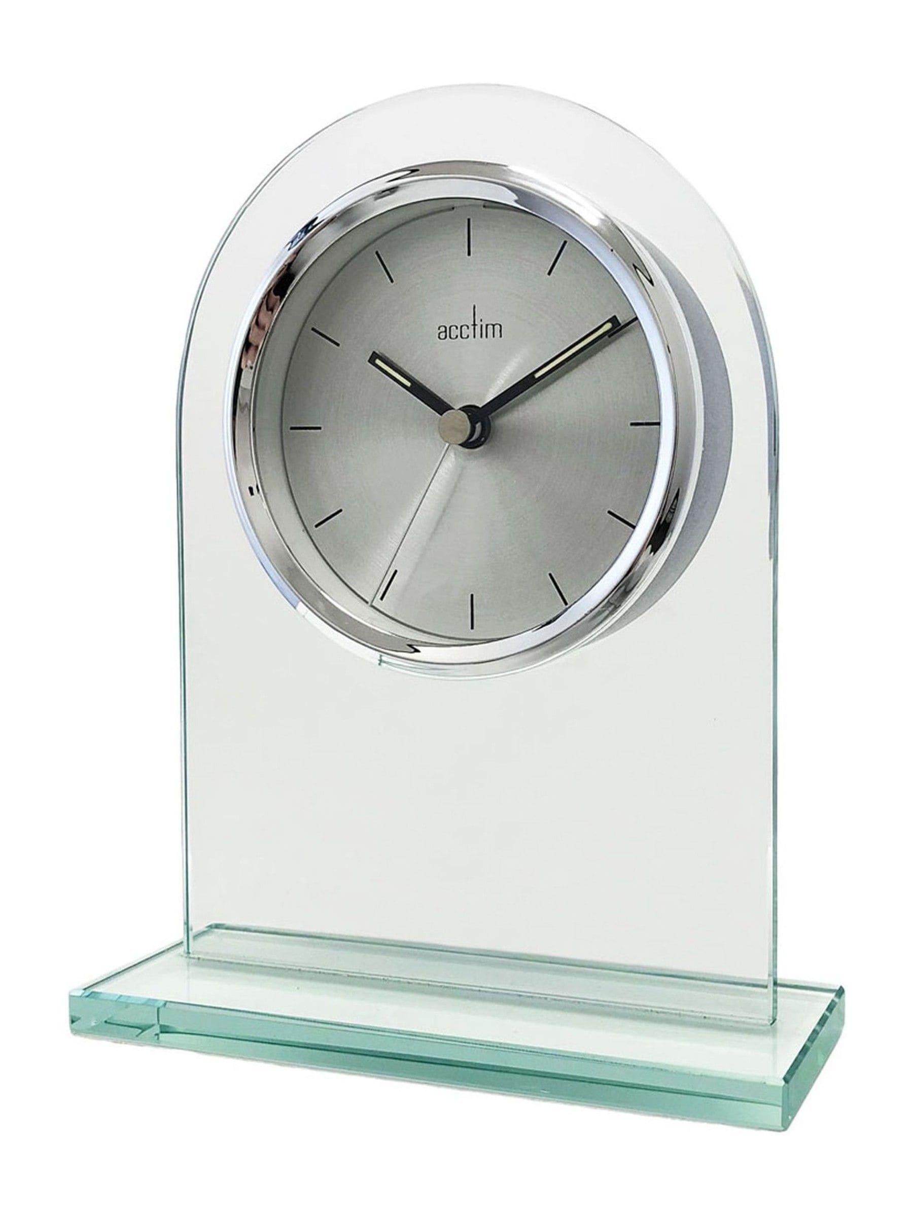 Acctim Glass Ledburn Mantel Clock - British product