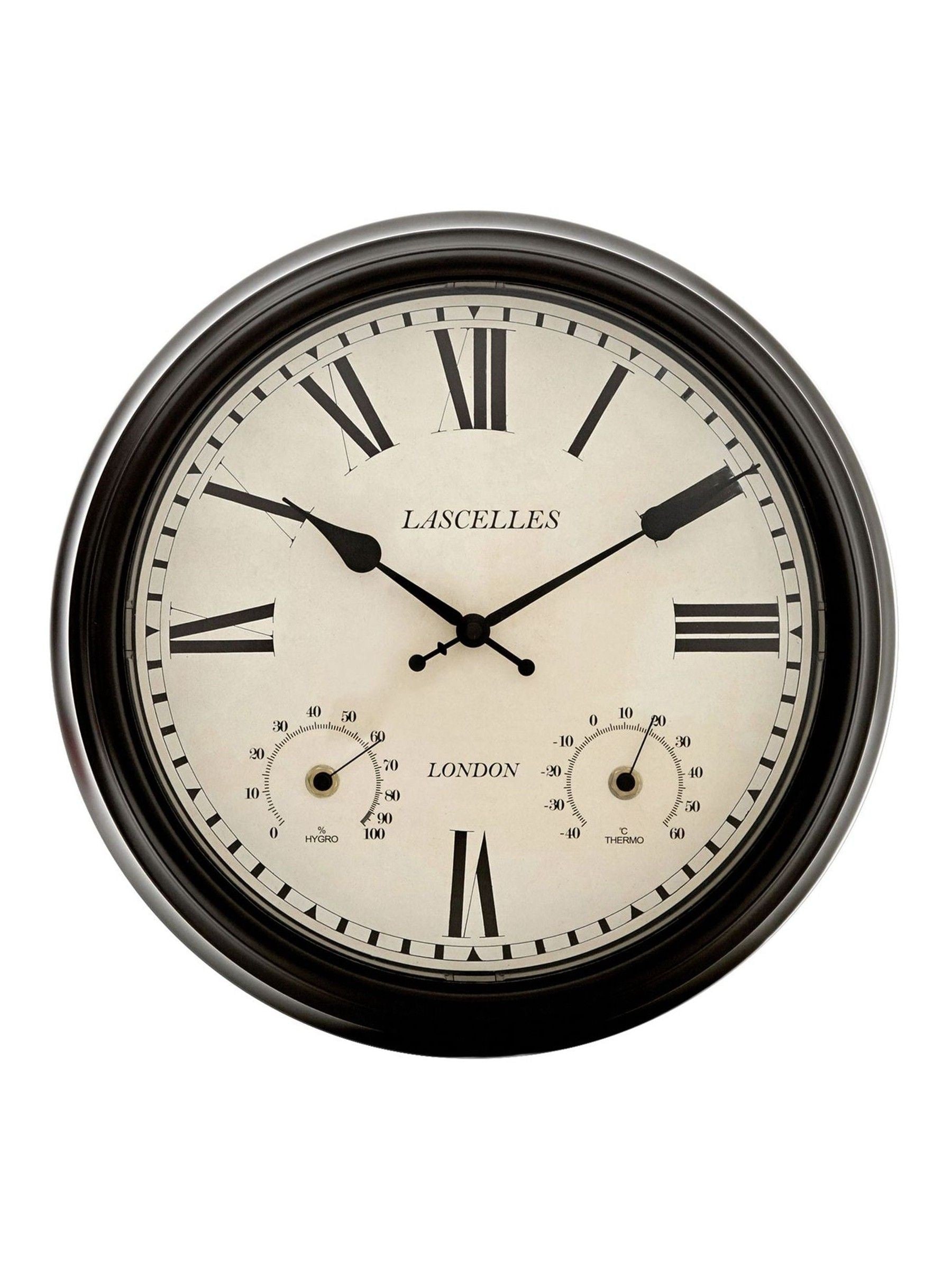 Brookpace Lascelles outdoor clock 36cm x 36cm x 8cm - British product