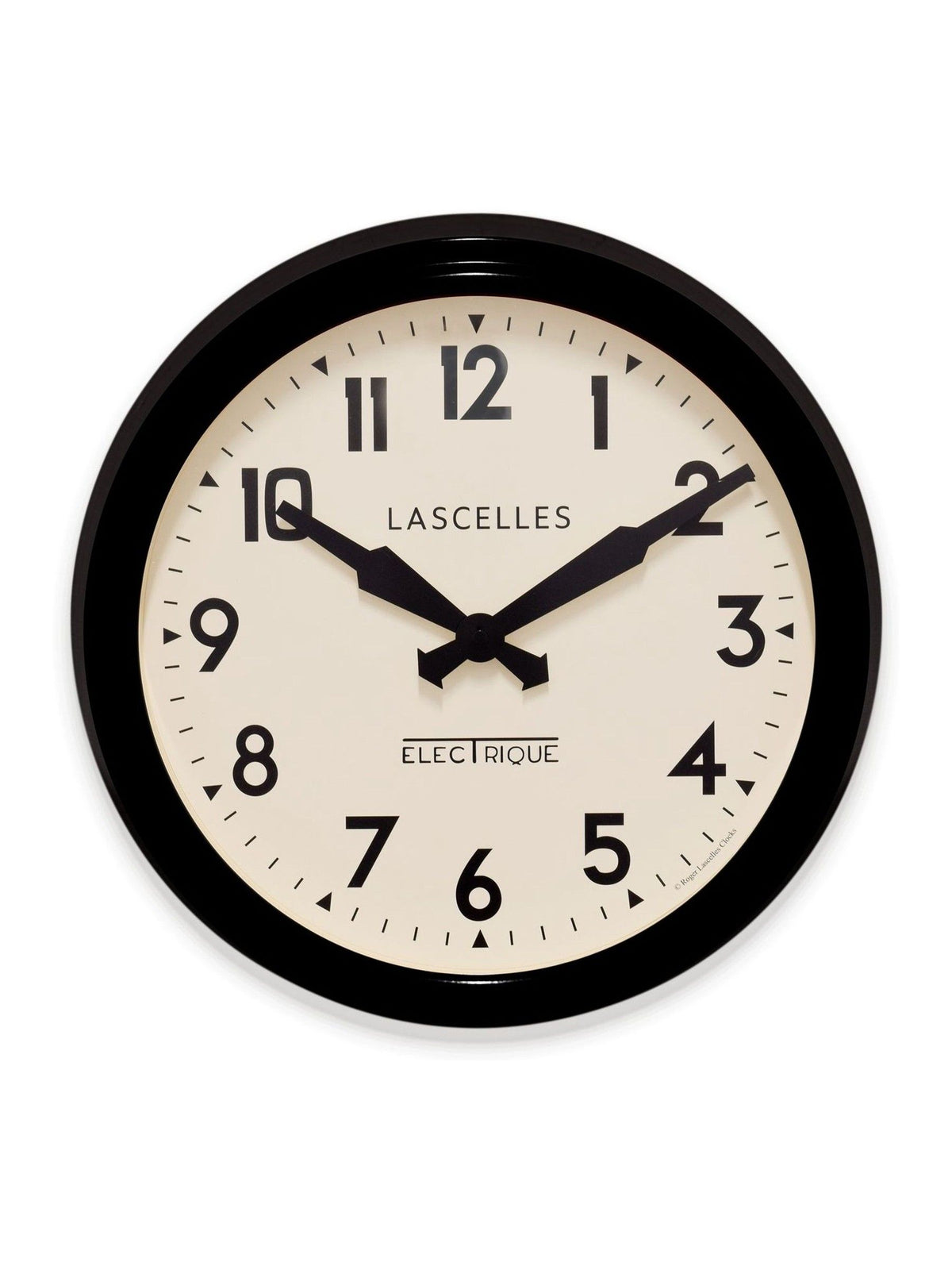 Brookpace Lascelles Black Retro Wall Clock