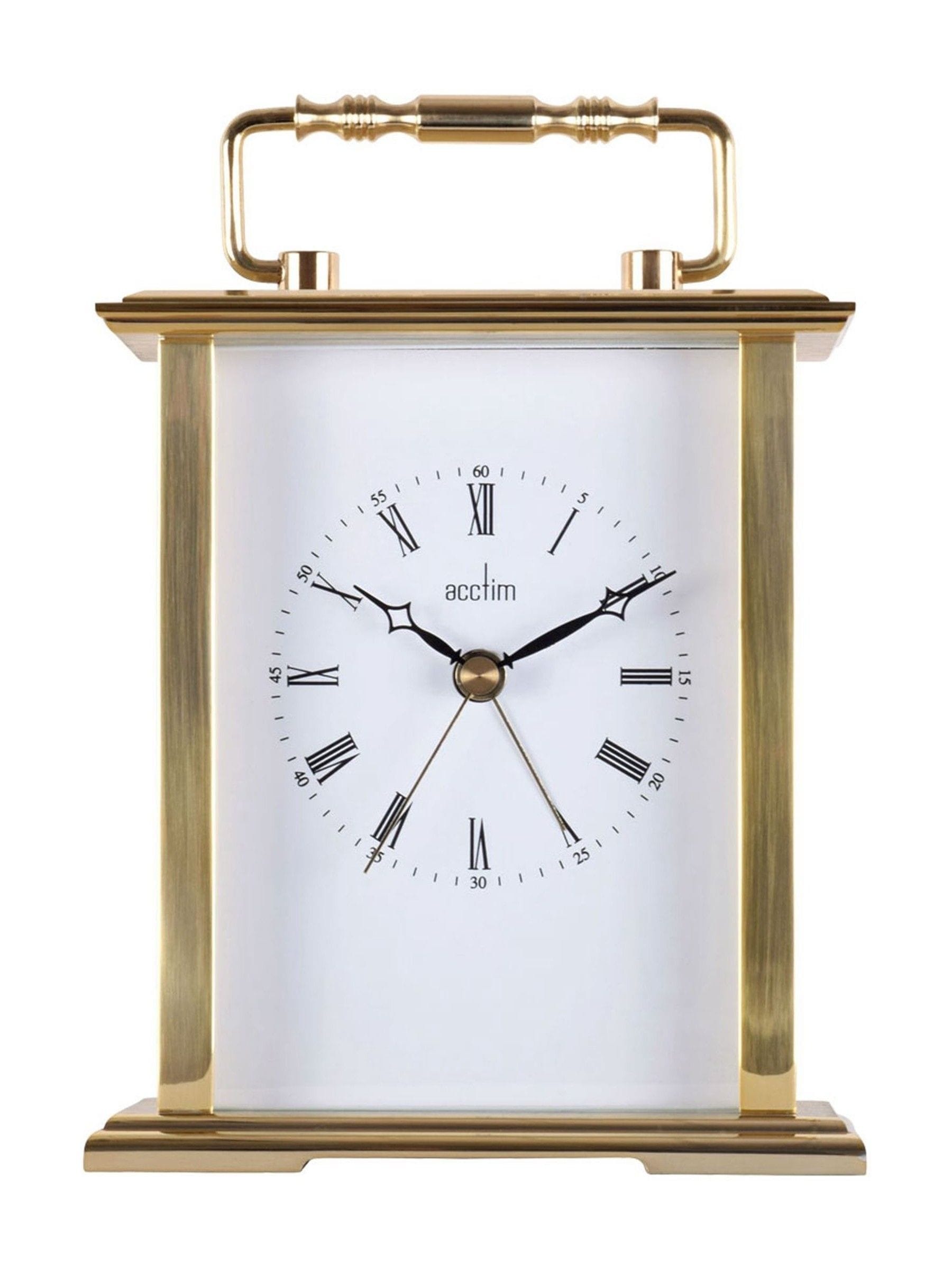 Acctim gold Gainsborough carriage clock - British product