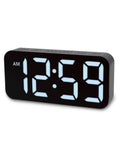 Acctim Clocks Black Ramone LED Colour Change Alarm Clock - British product