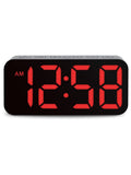 Acctim Clocks Black Ramone LED Colour Change Alarm Clock - British product