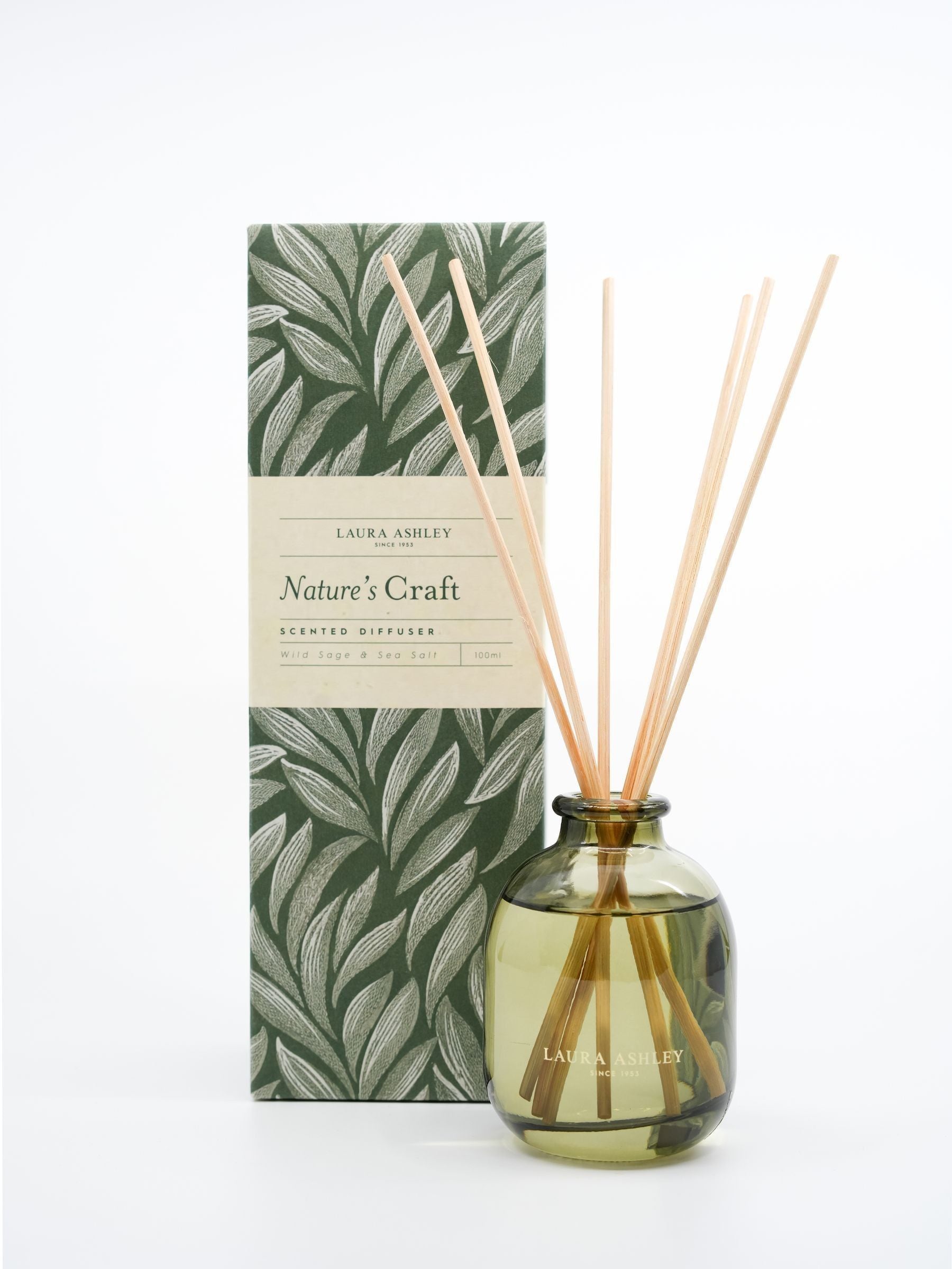 Laura Ashley Natures Craft scented reed diffuser 100ml, UK version