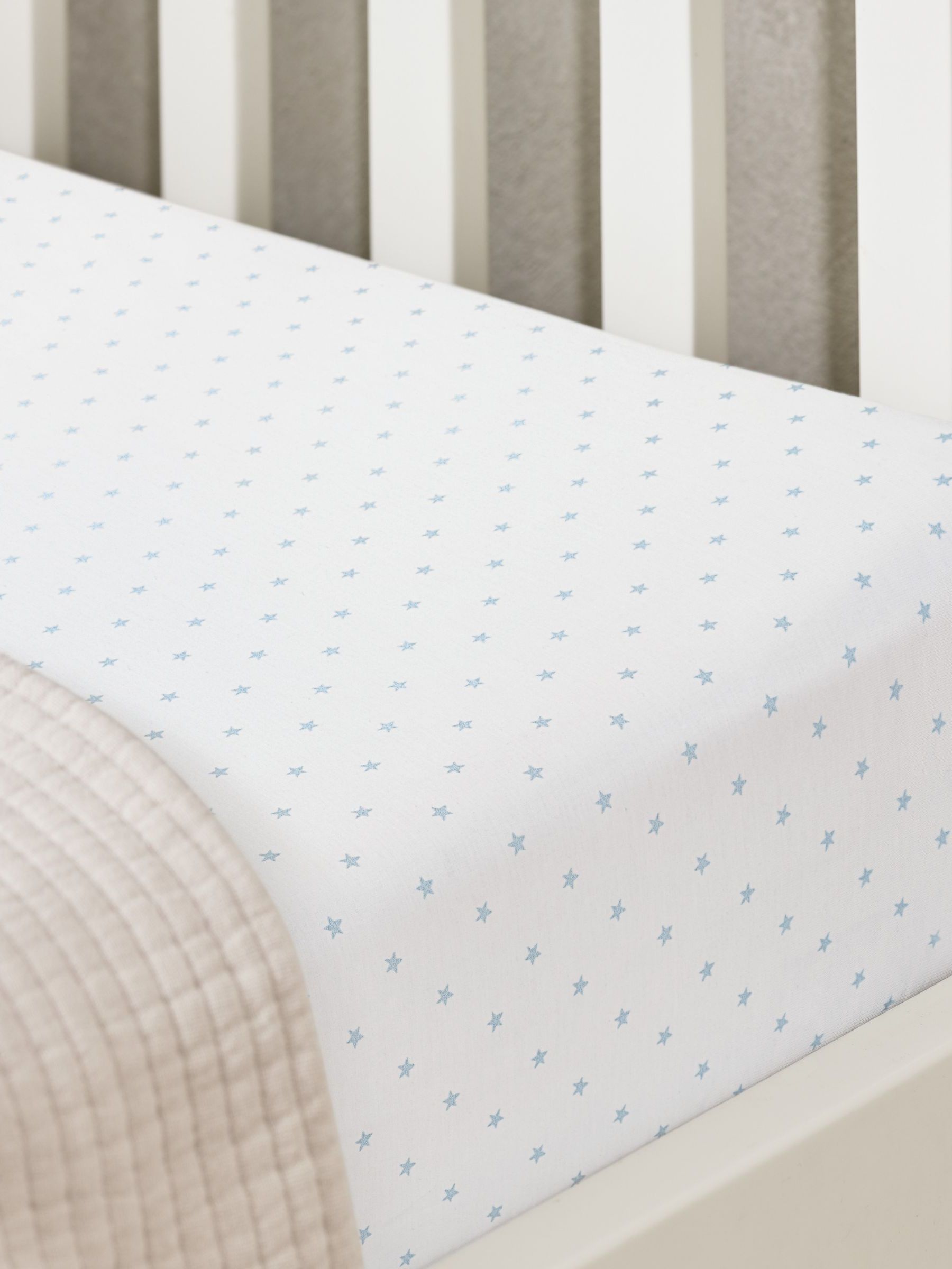 The White Company Blue Bed Sheet