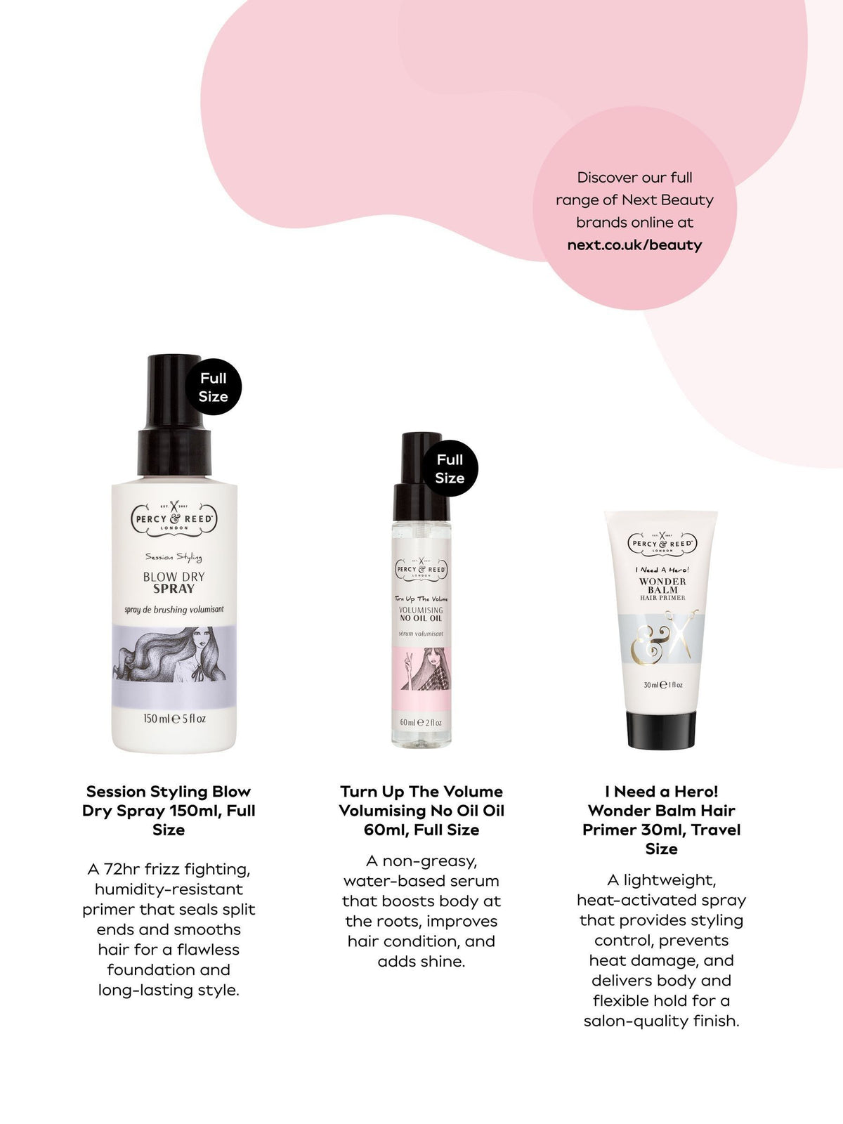 Percy & Reed Your Hair, Only Bigger Beauty Box (Worth £106)
