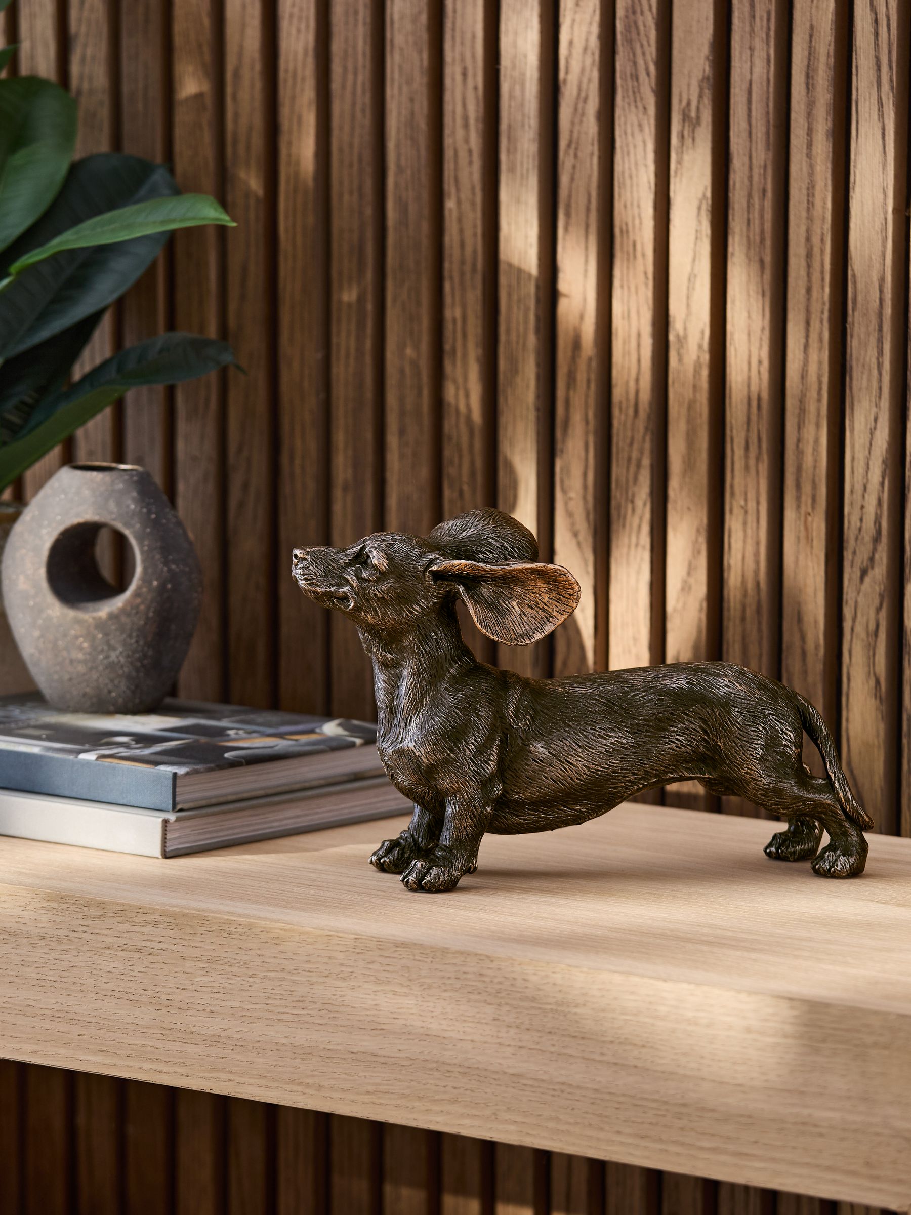 Bronze Hoxley the Dachshund Ornament