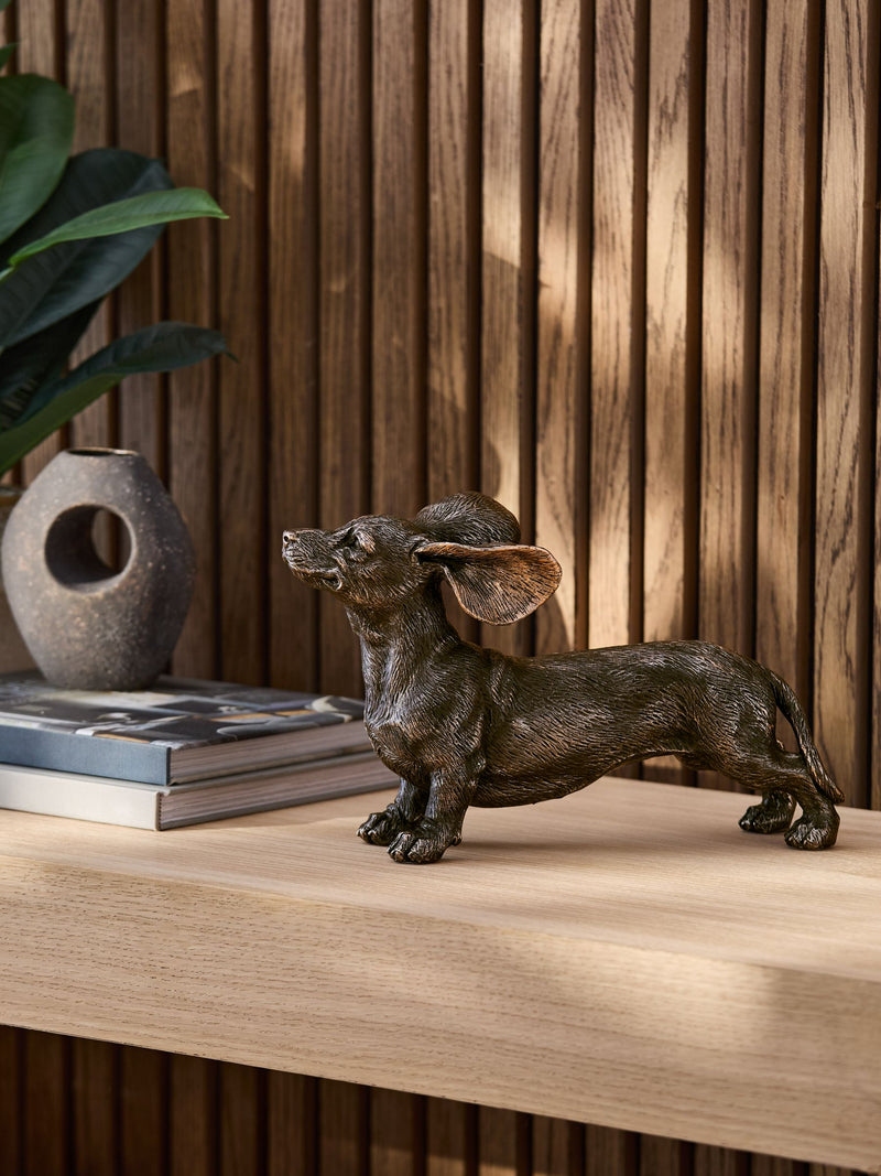 Bronze Hoxley the Dachshund Ornament