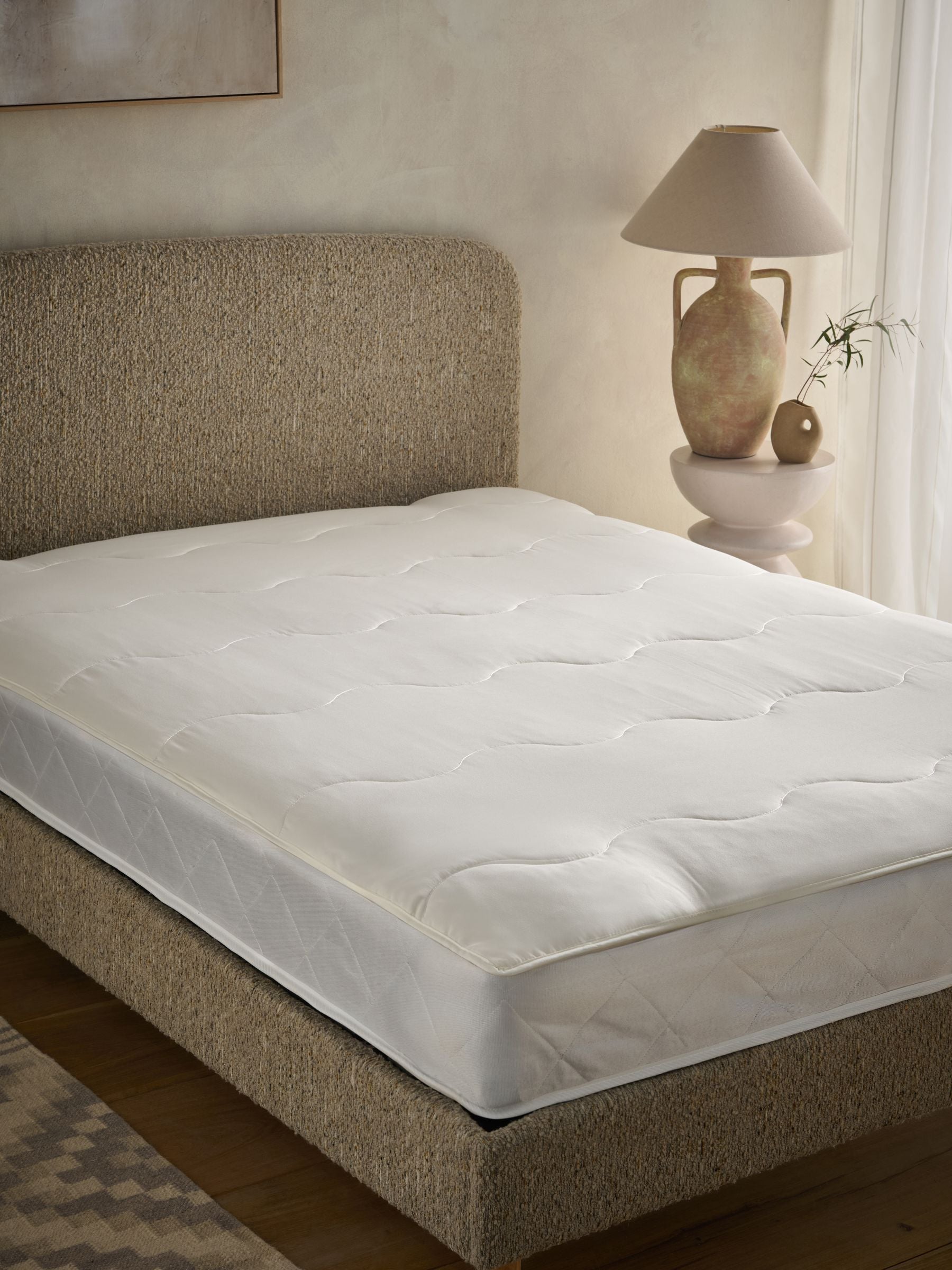 Cosy Fleece Reversible Mattress Protector - British product