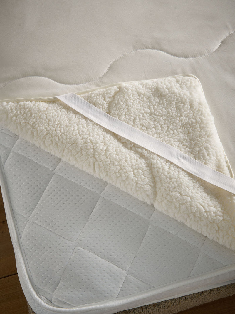 Cosy Fleece Reversible Mattress Protector - British product