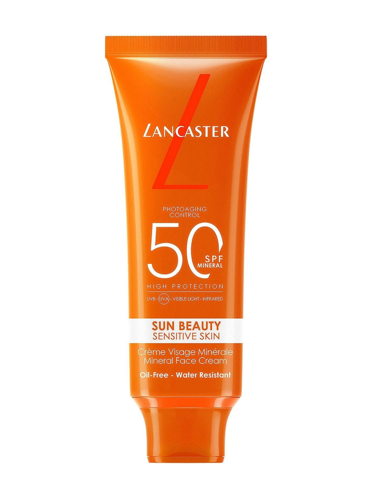 Lancaster Sun Beauty SPF 50 Sensitive Skin Mineral Face Cream 50ml, UK version