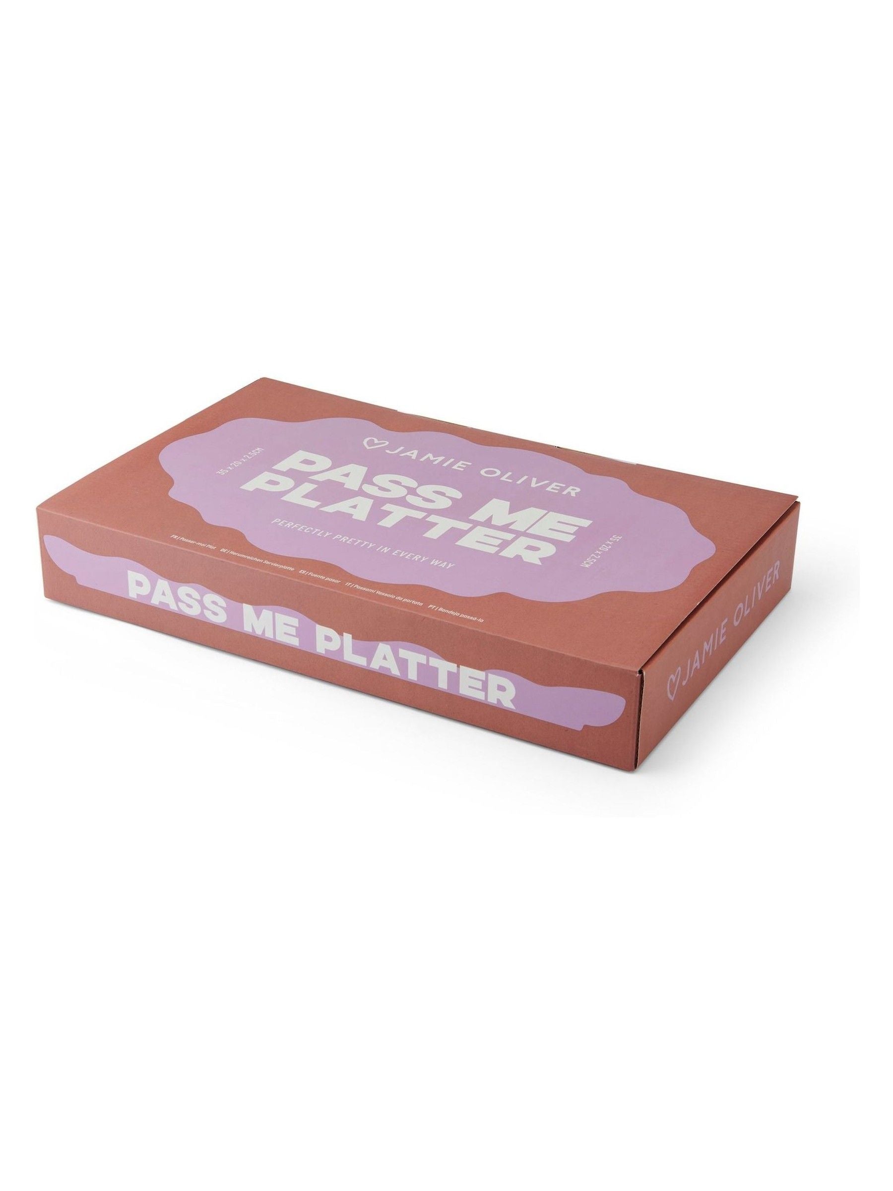 Jamie Oliver pink Big Love Pass Me Platter serving platter 35x20x2cm, UK version