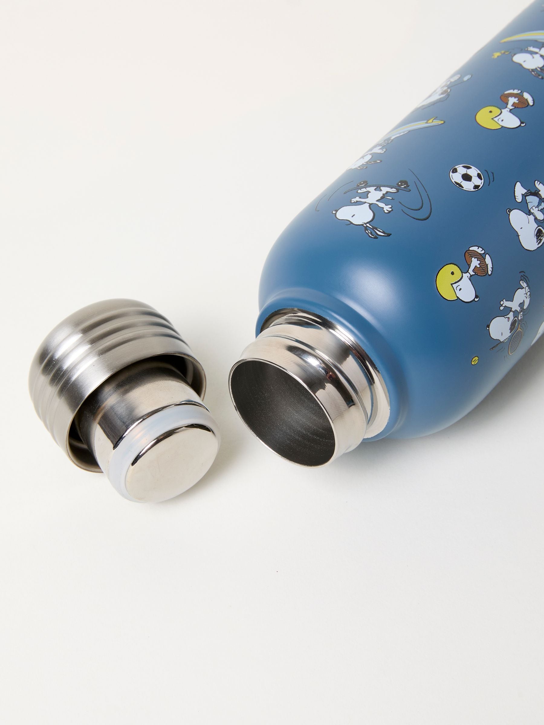 FatFace Navy Sports Snoopy Water Bottle