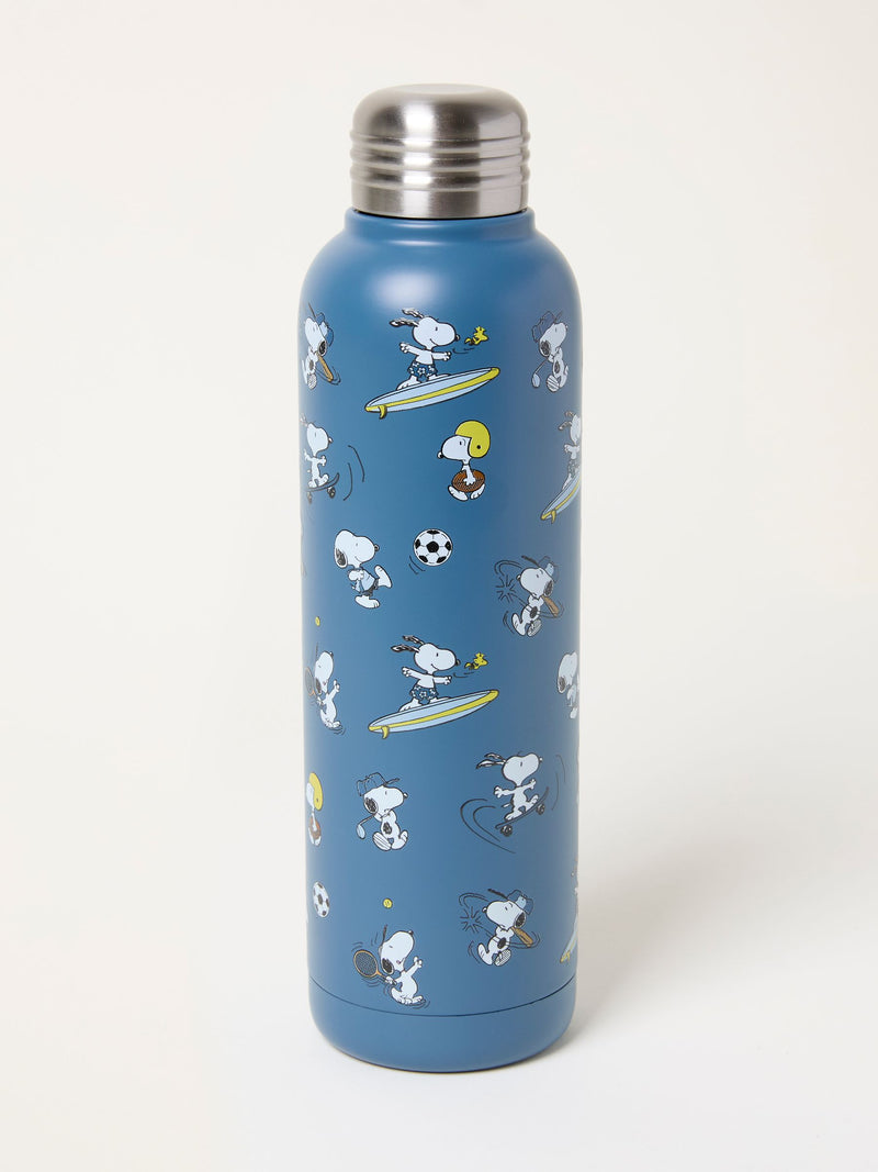 FatFace Navy Sports Snoopy Water Bottle
