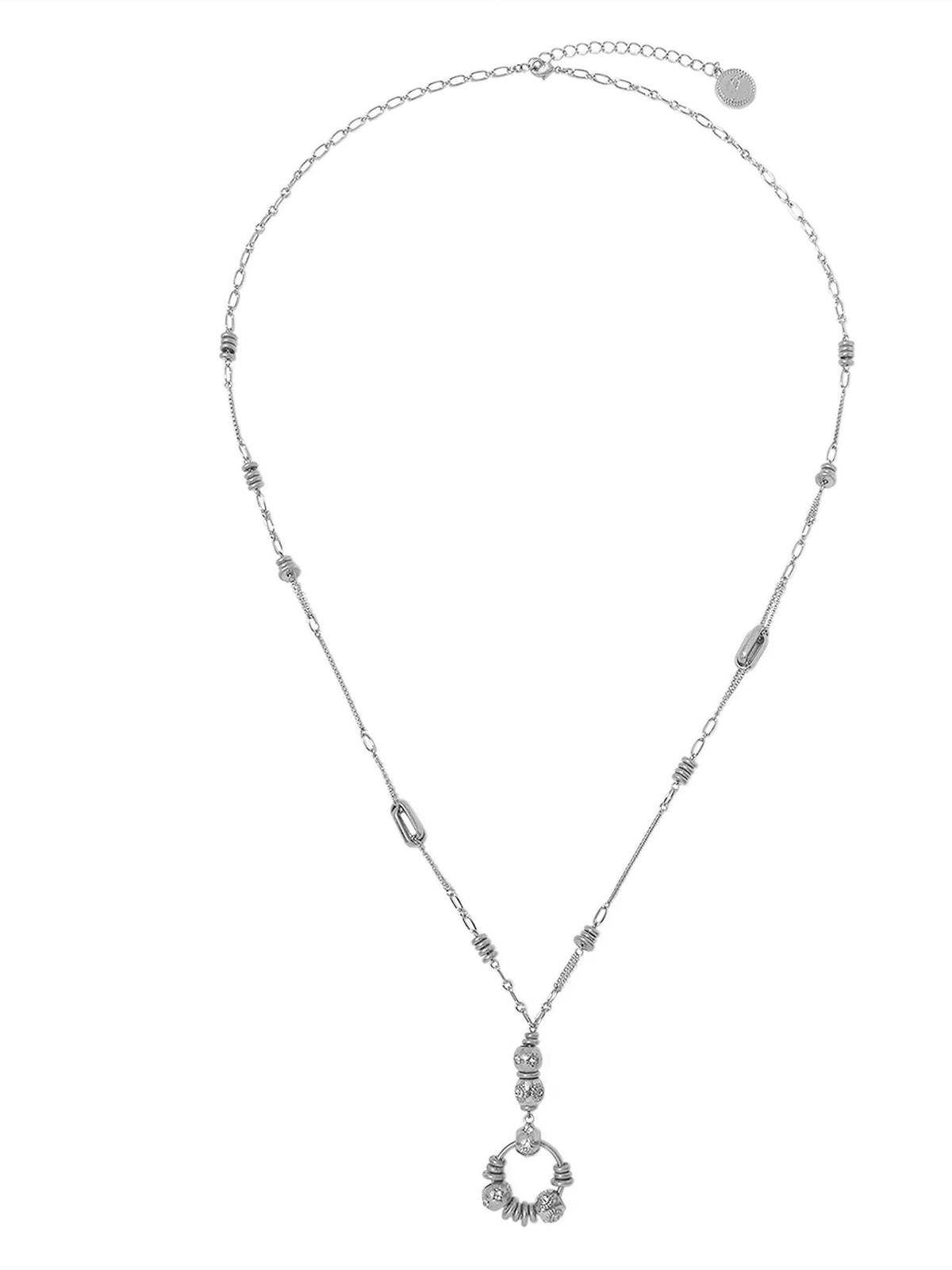 Bibi Bijoux vintage charm long pendant necklace 91cm - British product
