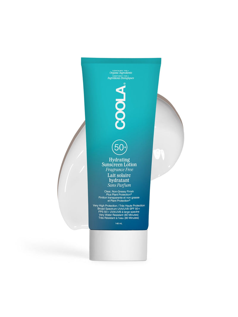 COOLA Unscented Sunscreen Body Lotion SPF50 148ml