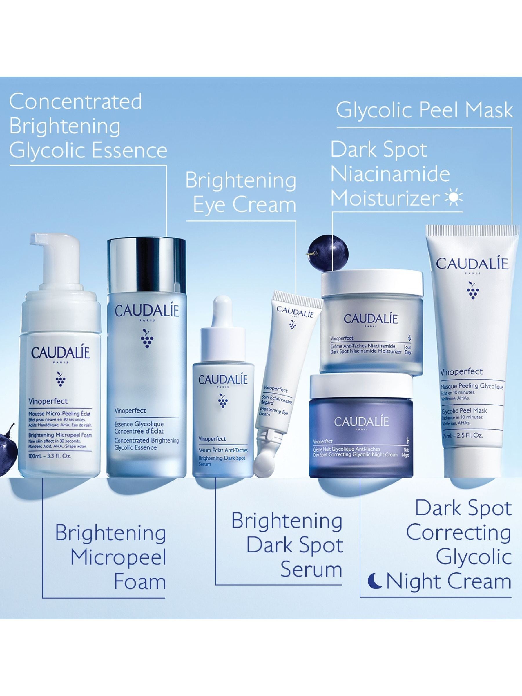 Caudalie dark spot correcting glycolic night cream 50ml - British product