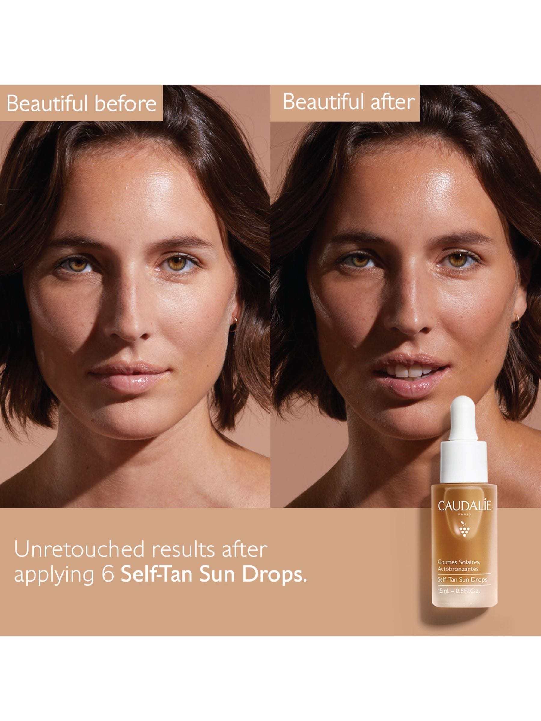 Caudalie Self-Tan Sun Drops 15ml - British product