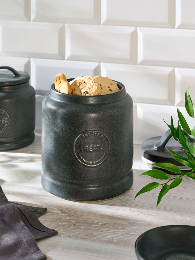 Black Country Badge treat storage jar - British product