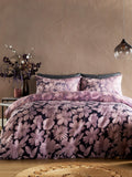 Vantona purple Georgia quilt cover set (British brand)