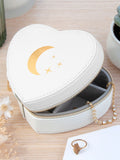 Treat Republic personalised heart shaped jewellery case (British brand)