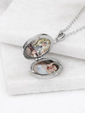 Treat Republic Personalised Oval Photo Locket
