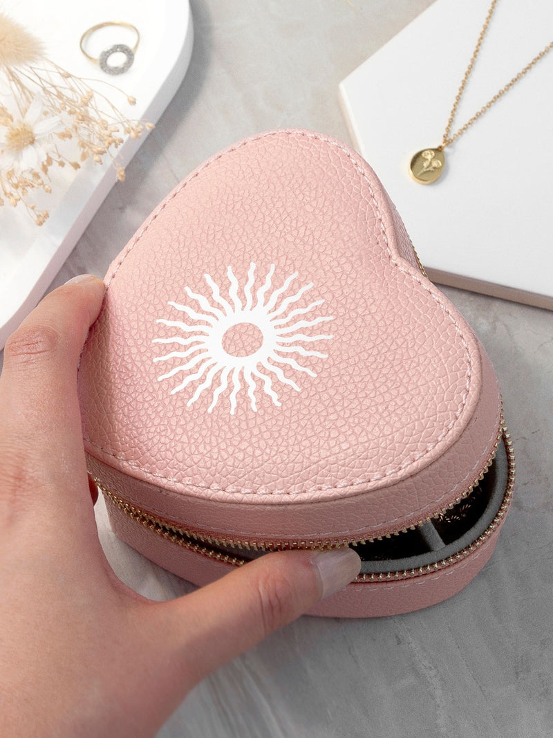Treat Republic customisable icon heart jewellery case (British brand)