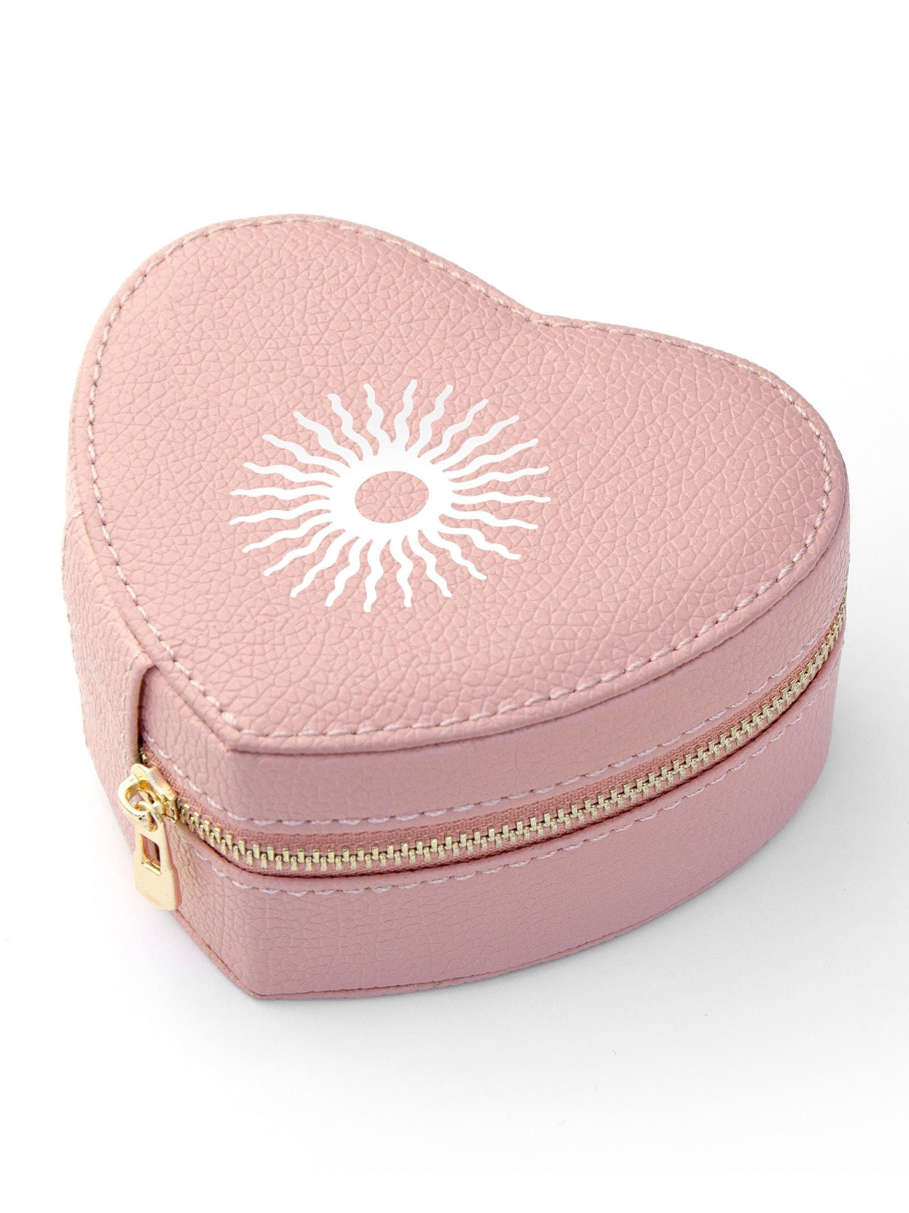 Treat Republic customisable icon heart jewellery case (British brand)