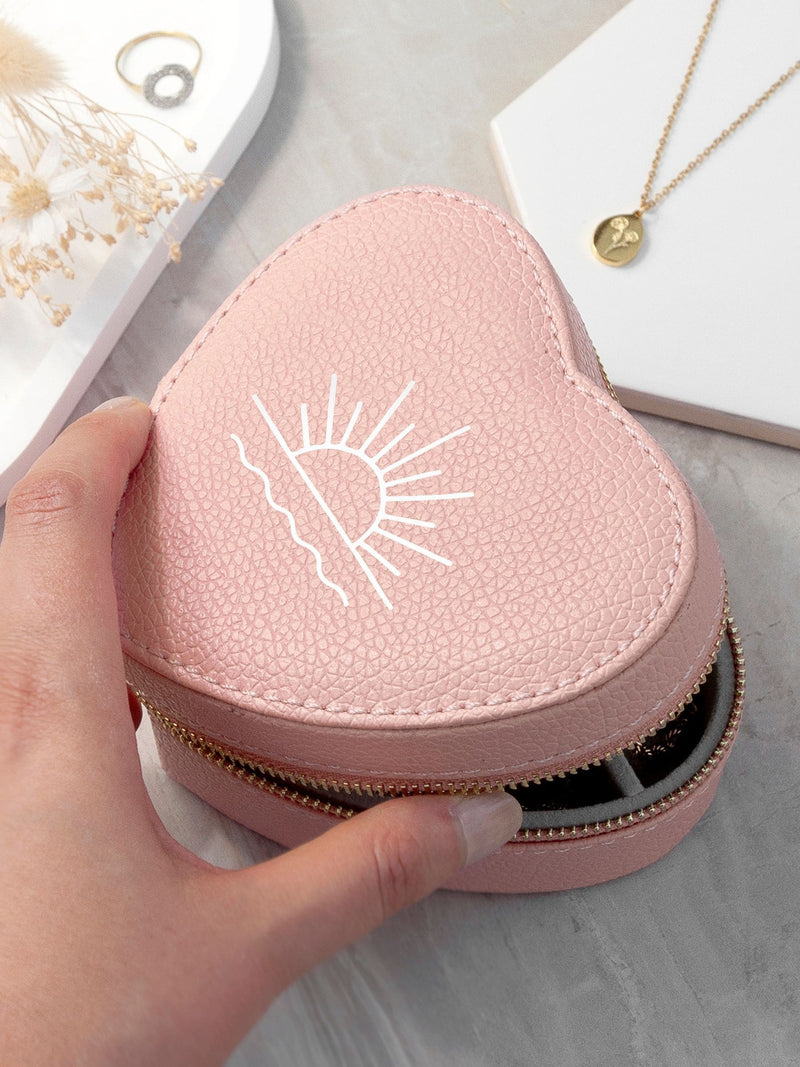 Treat Republic customisable icon heart jewellery case (British brand)