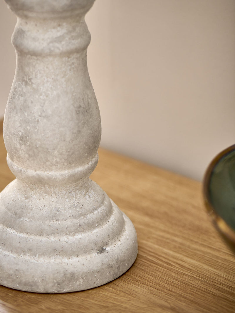 Lydford natural pillar candle holder, imported from the UK
