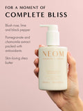 Neom Complete Bliss hand lotion Blush Rose, imported from the UK