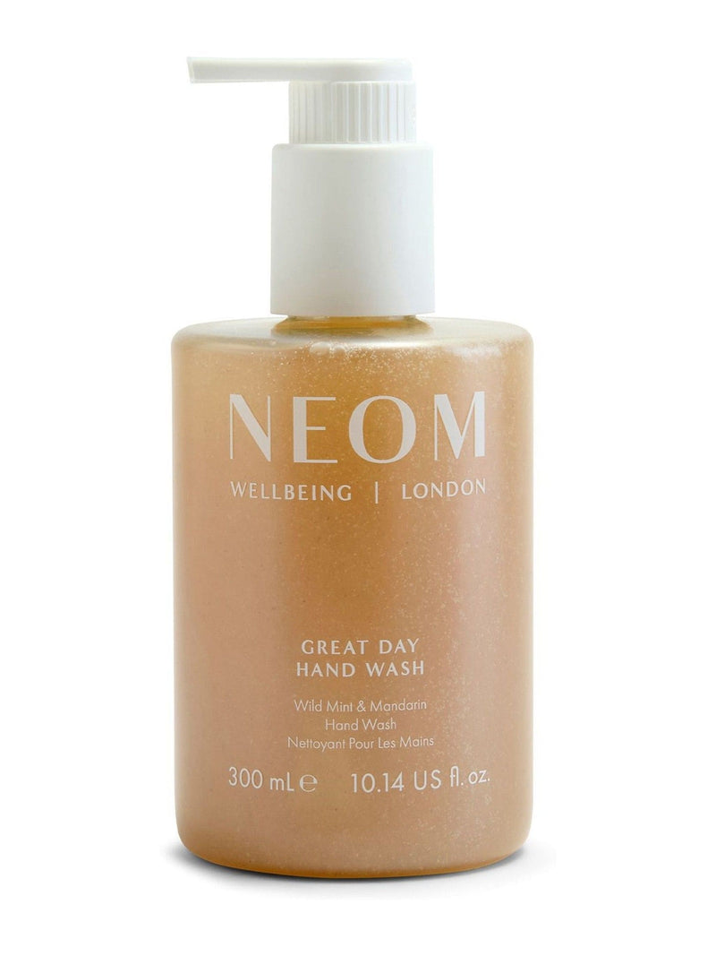 Neom Great Day Hand Wash Wild Mint and Mandarin, imported from the UK