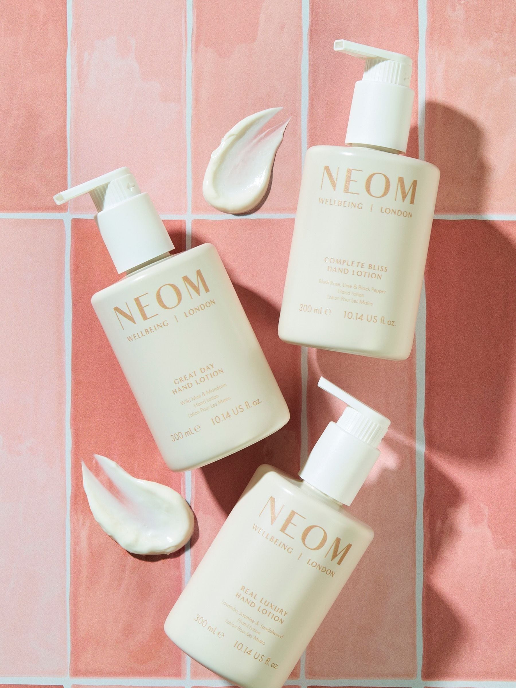 Neom hand lotion Wild Mint & Mandarin, imported from the UK