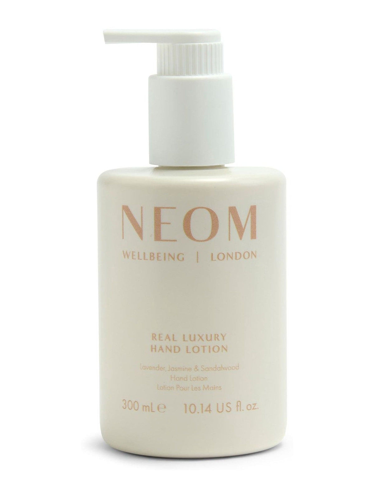 Neom hand lotion lavender, jasmine, and sandalwood, imported from the UK