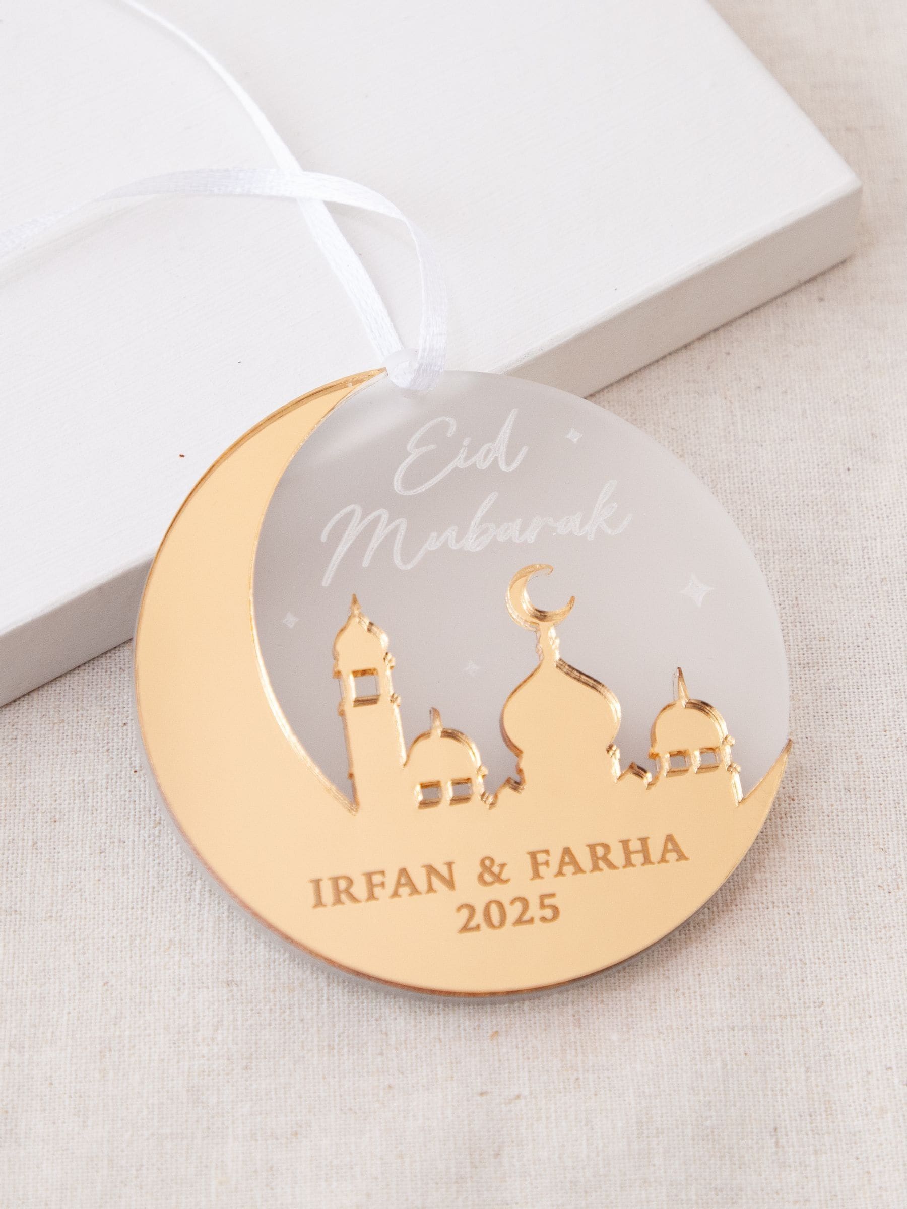 No Ordinary Gift Crescent Moon hanging decoration 8x8 cm - British product