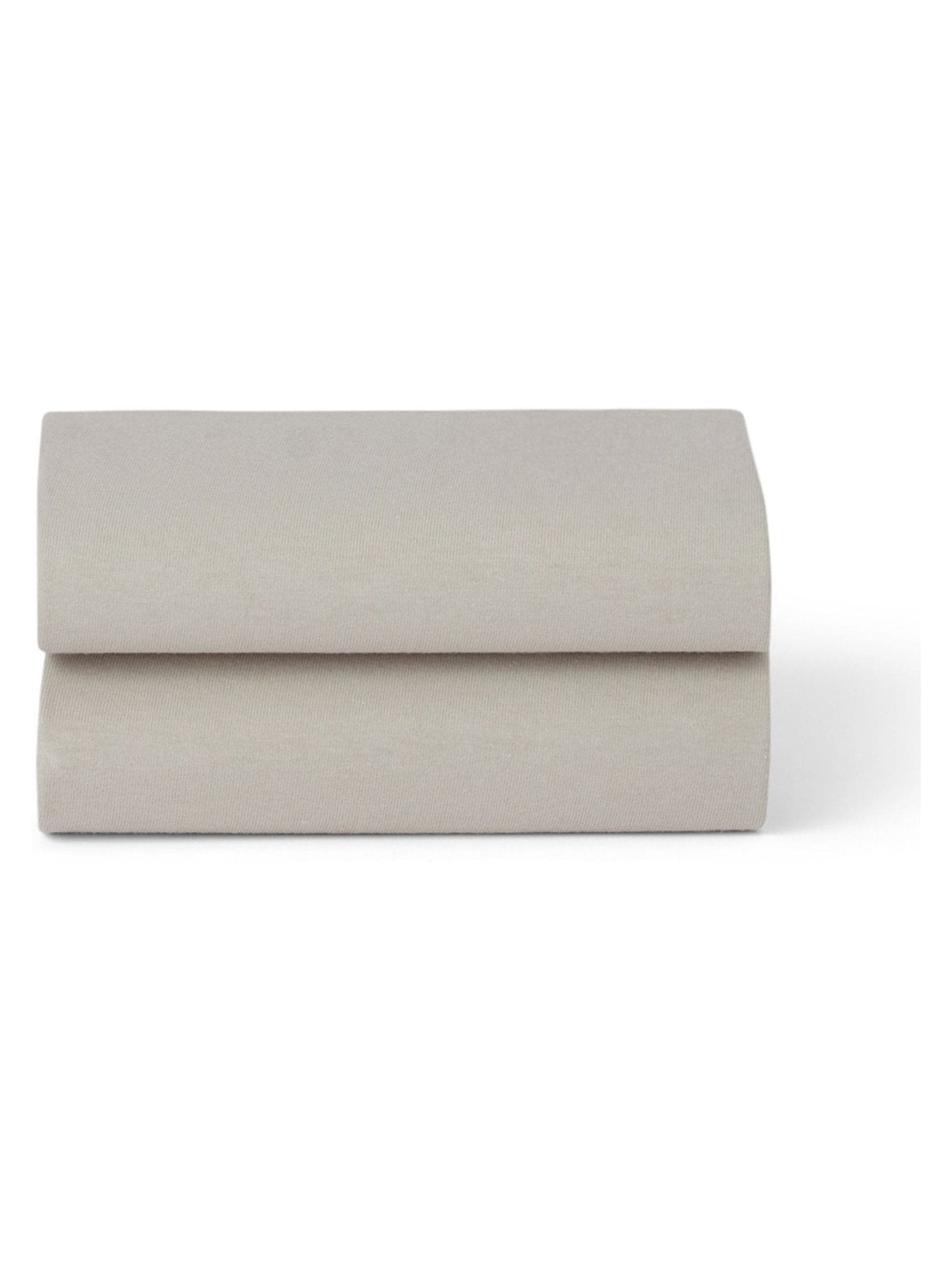 Snuz grey baby crib sheets 2 pack (British brand)