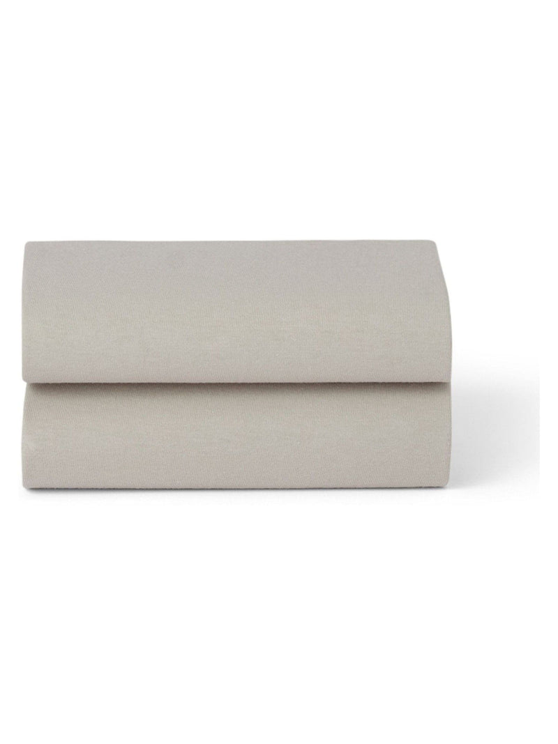 Snuz grey baby crib sheets 2 pack (British brand)