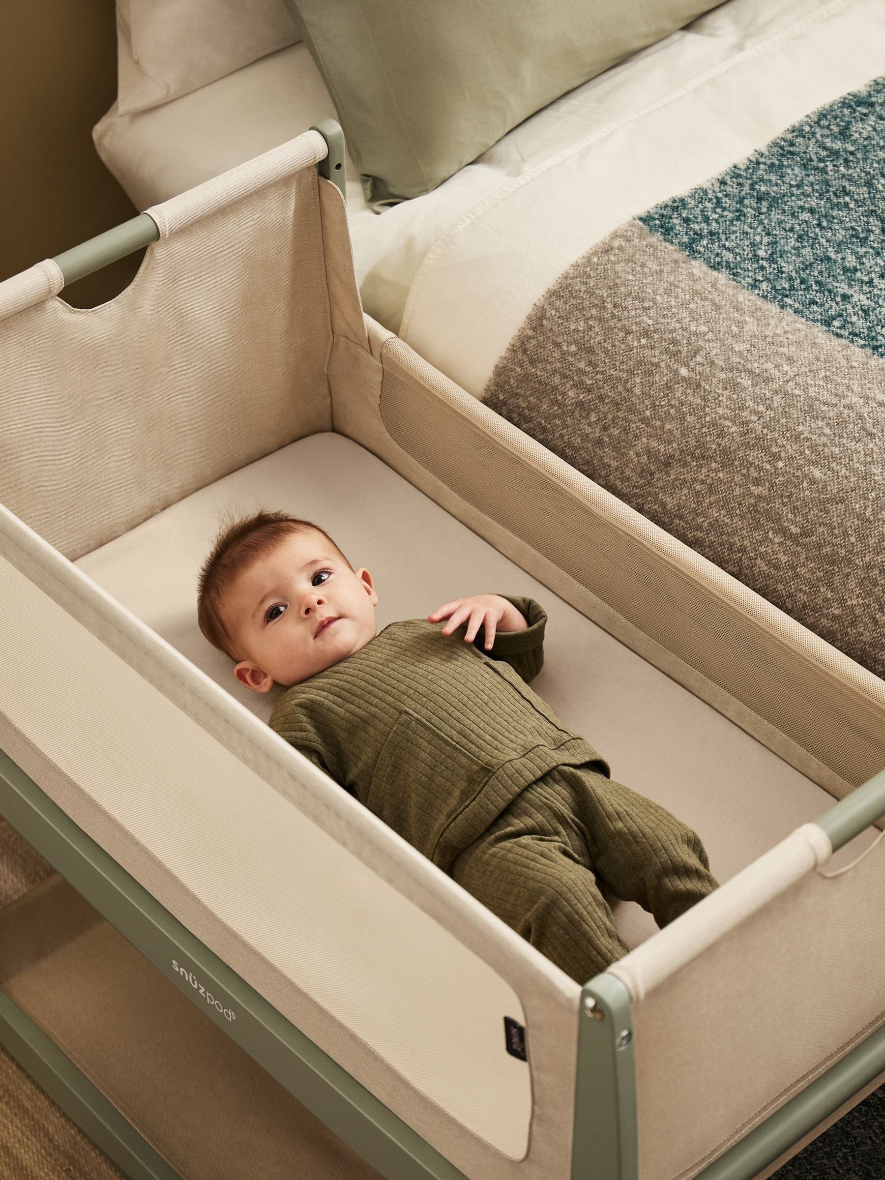 Snuz sand crib sheets 2 pack (British brand)