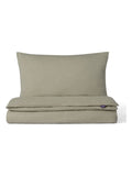Snuz Sage Cross cot bed duvet set with pillowcase (British brand)