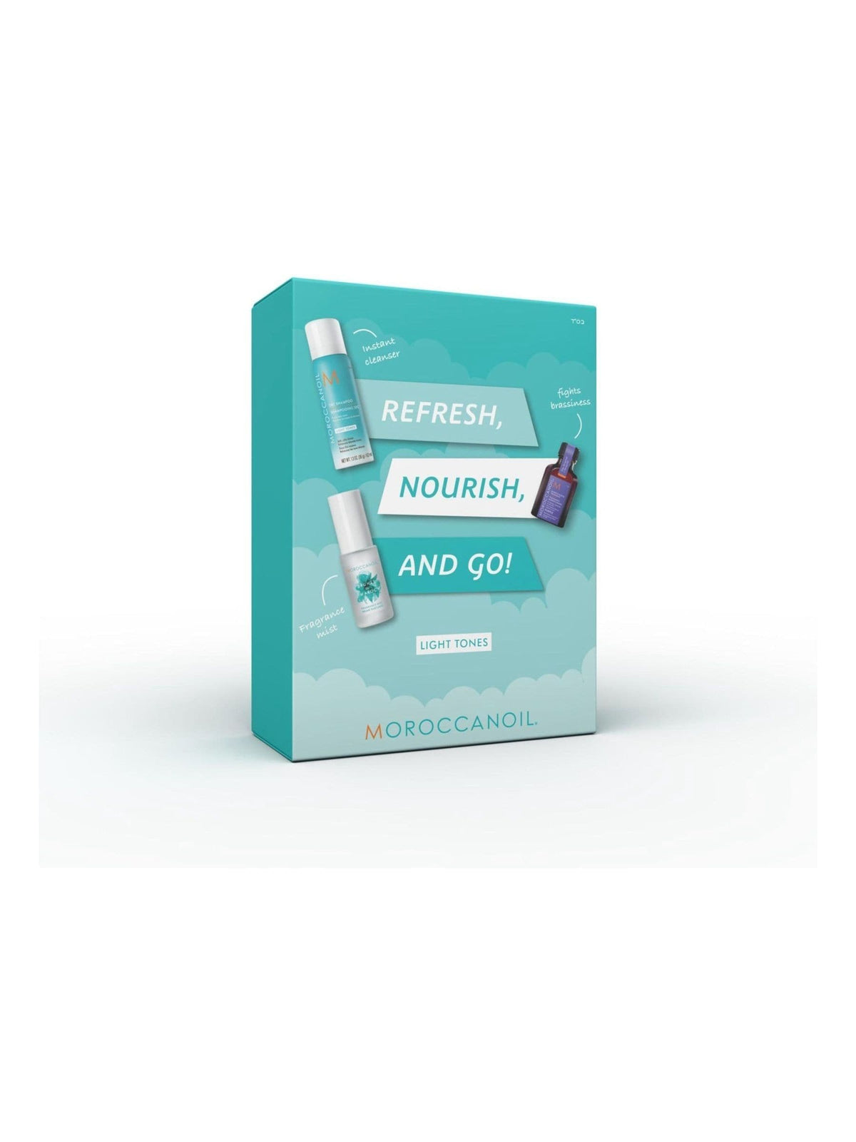 Moroccanoil light tones hair care gift set, imported from the UK