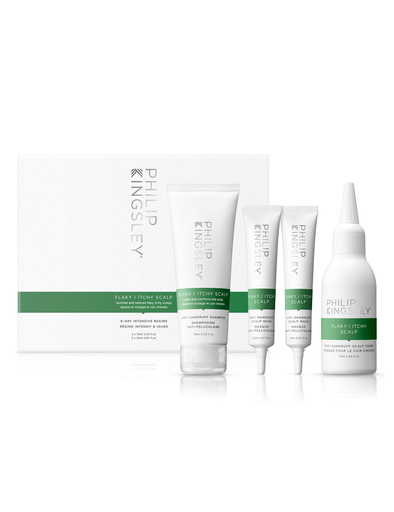 Philip Kingsley flaky itchy scalp treatment kit with mask shampoo and toner - British product