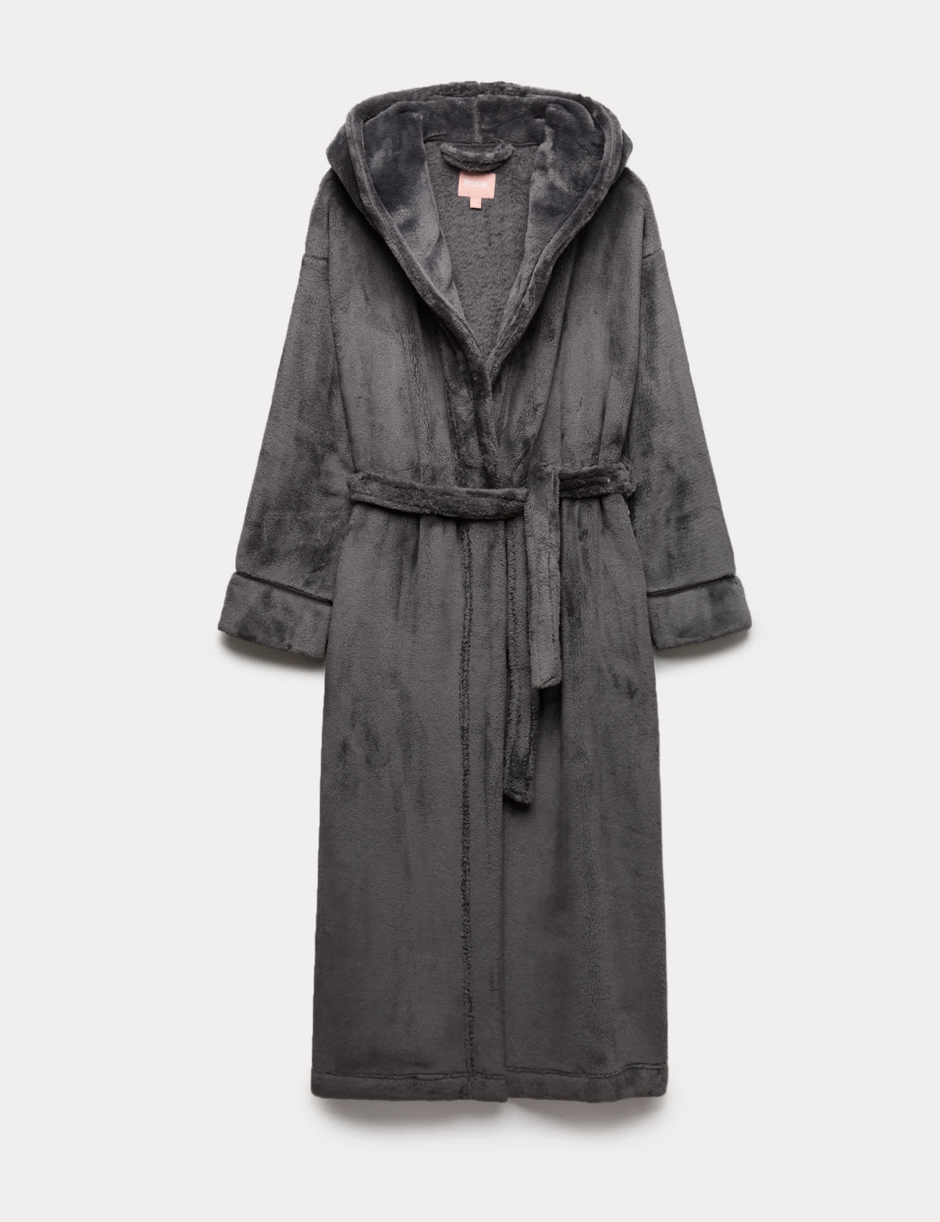 Rosie fleece hooded dressing gown - British product