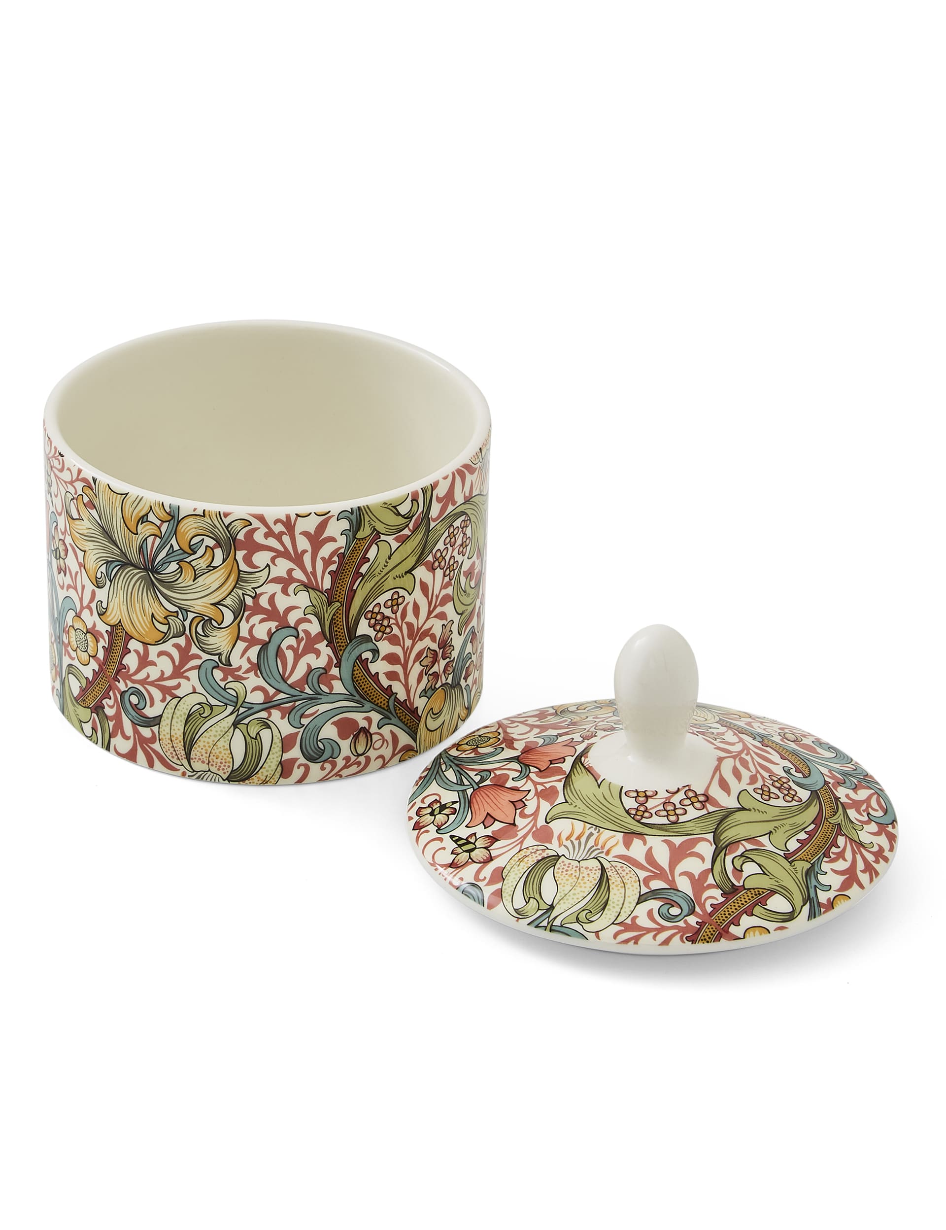 Floral Sugar Bowl