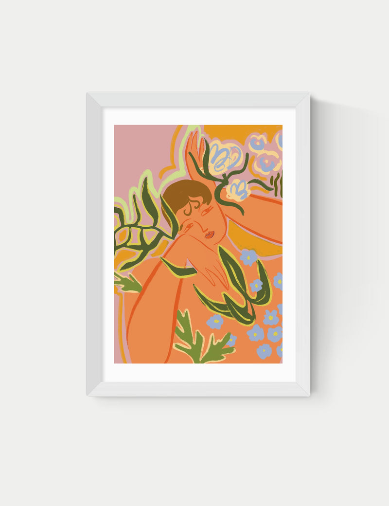 East End Prints Flourish framed wall art - British product