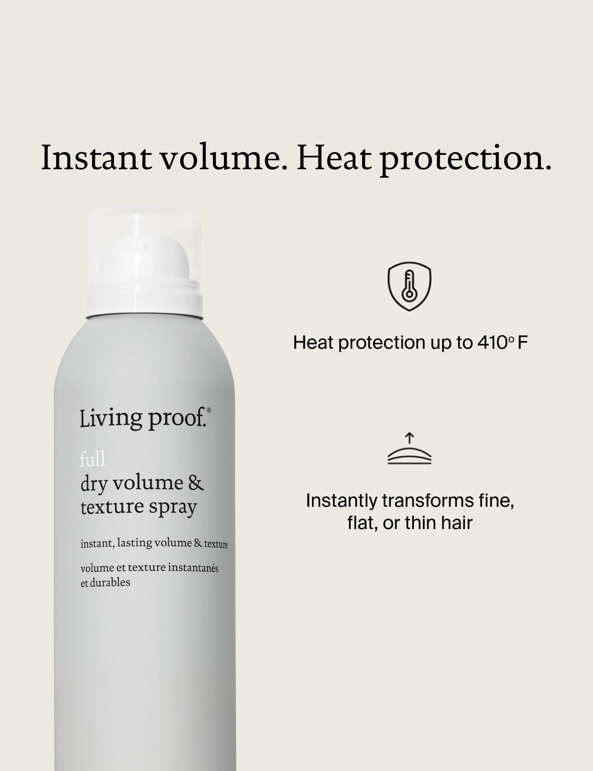 Living Proof Full Dry Volume Spray 355ml - British product