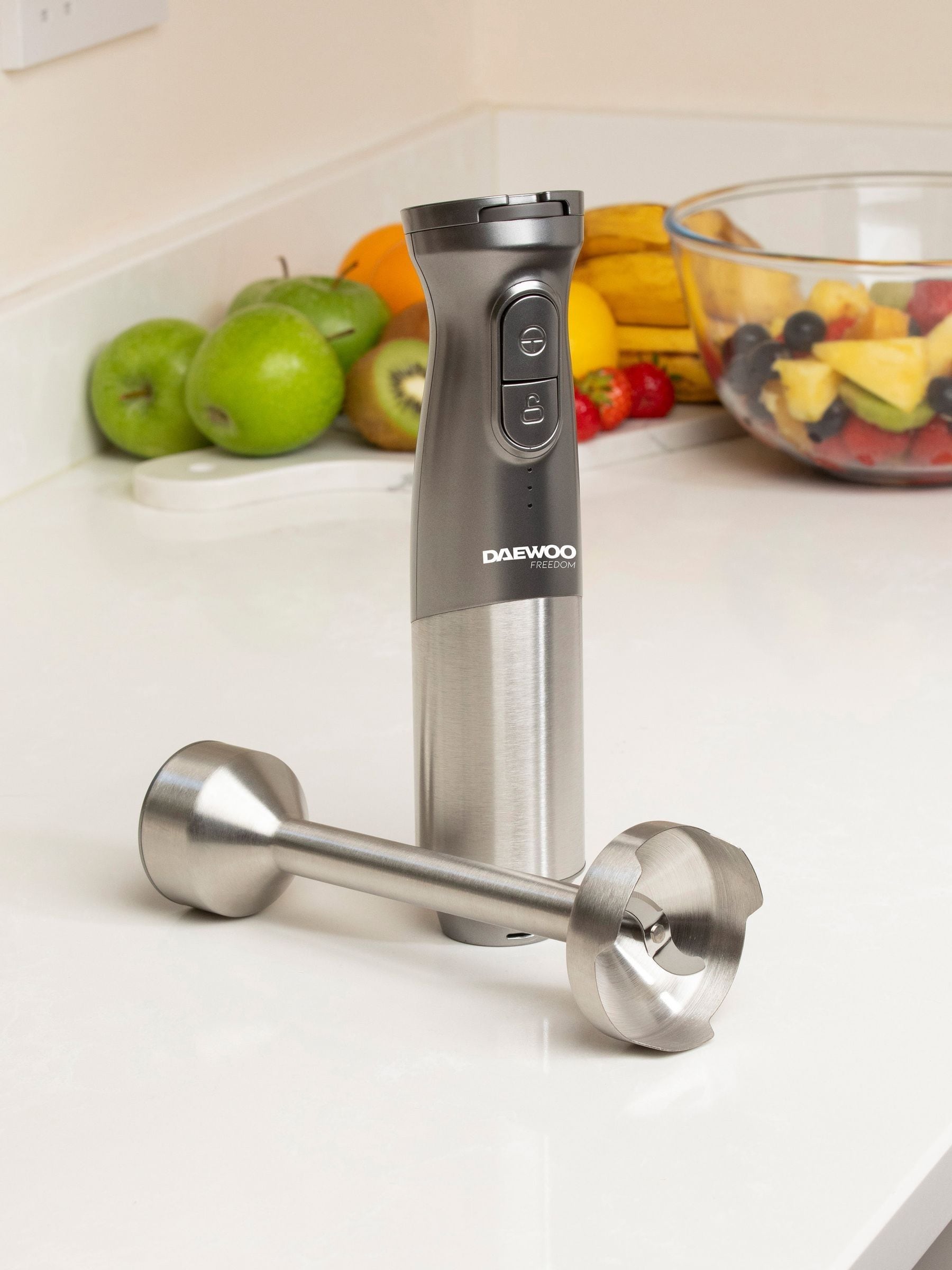 Daewoo Black Cordless Pro Hand Held 3-In-1 Blender