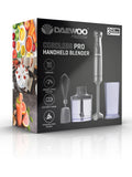 Daewoo Black Cordless Pro Hand Held 3-In-1 Blender